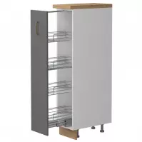 Szafka kuchenna Tara K14-30-1kz/3 graphite mat Szafka kuchenna Tara K14-30-1kz/3 graphite mat