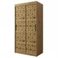 Szafa Heksagon 1 100 dąb artisan/dąb artisan Szafa Heksagon 1 100 dąb artisan/dąb artisan