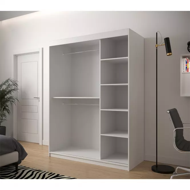 Szafa Heksagon 1 150 biały/dąb artisan