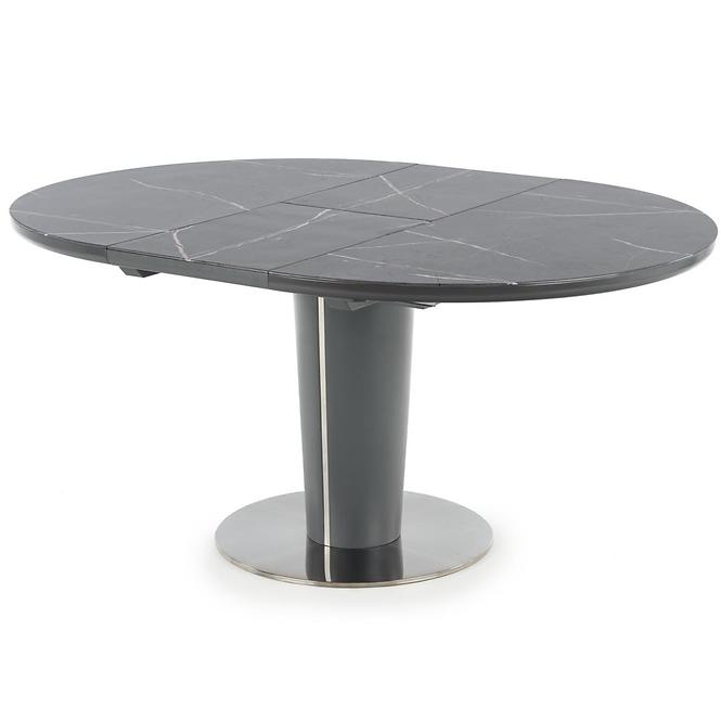 Stół rozkładany Ricardo 120/160x120cm Popiel/Marmur/Ciemny Popiel
