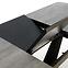 Stół rozkładany Vinston 180/230x95cm Mdf/Stal – Ciemny Popiel/Czarny,6