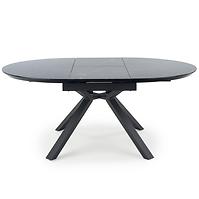 Stół rozkładany Vertigo 130/180x130cm Czarny Marmur/Czarny