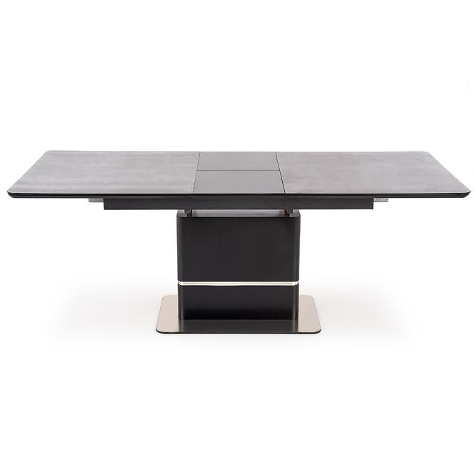 Stół rozkładany Martin 160/200x90cm Ciemny Popiel/Czarny