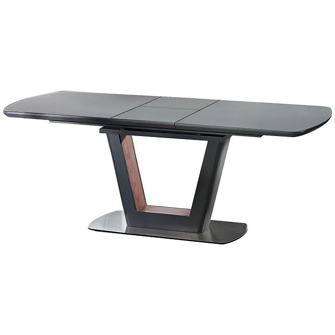Stół rozkładany Bilotti 160/200x90 cm  Antracyt Mat/Orzech
