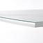 Stół rozkładany Blanco 160/200x90 cm Szkło/Mdf/Stal – Biały Marmur/Biały,6