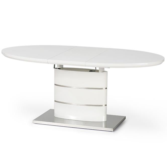 Stół rozkładany Aspen 140/180x90 cm Mdf/Stal – Biały