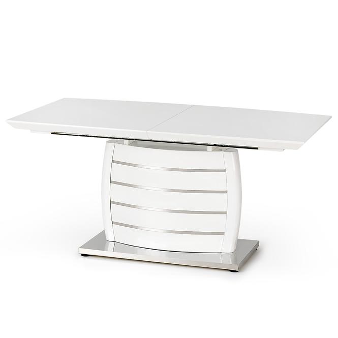 Stół rozkładany Onyx 160/200x90cm Mdf/Stal – Biały