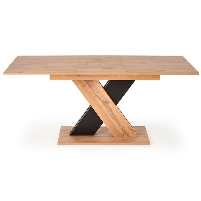Stół rozkładany Xarelto 130/175x85cm – Dąb Wotan/Czarny