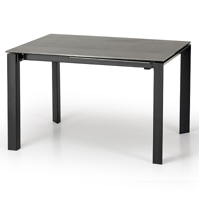 Stół rozkładany Horizon 120/180x85cm Blat/Stal – Humo/Czarny