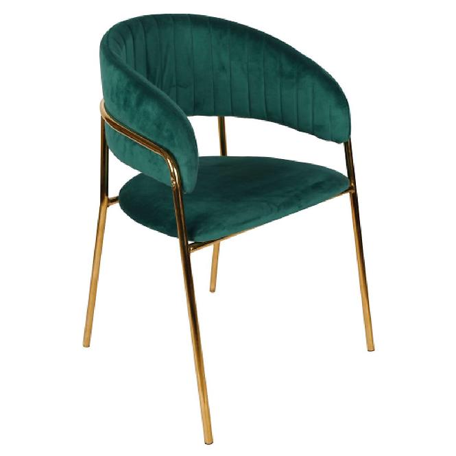 Krzesło Glamour zielone