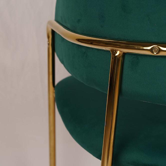 Krzesło Glamour zielone
