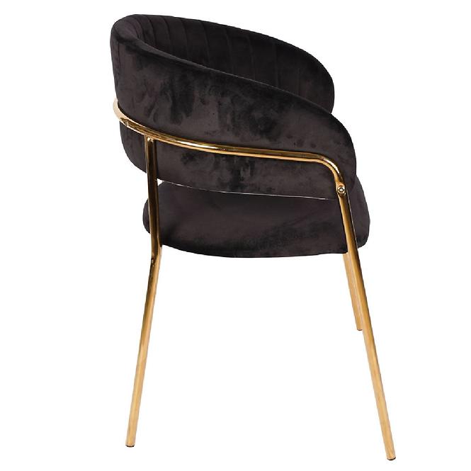 Krzesło Glamour Czarne