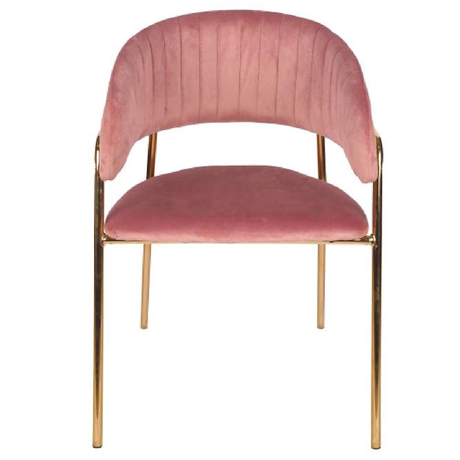Krzesło Glamour różowe