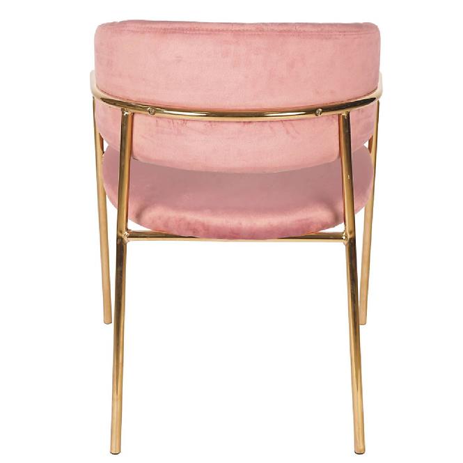 Krzesło Glamour różowe