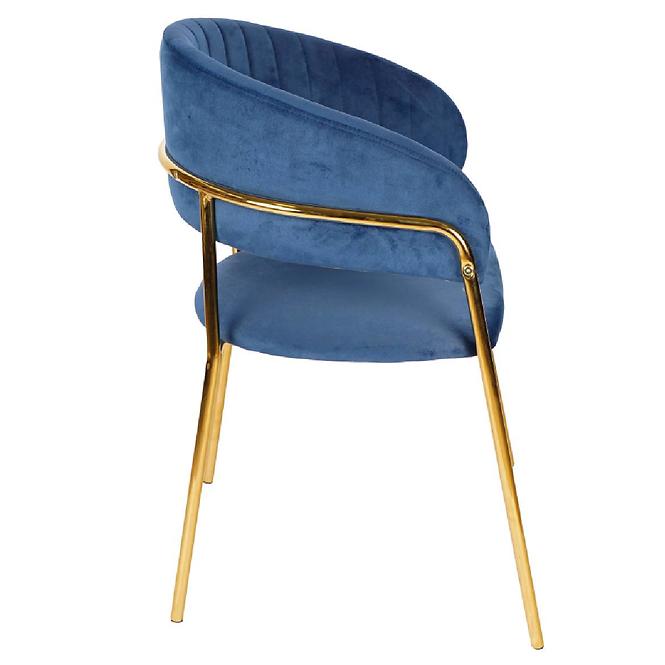 Krzesło Glamour Granatowe
