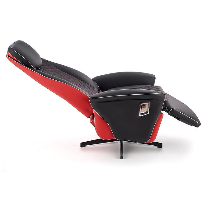 Fotel Camaro czarno-czerwony