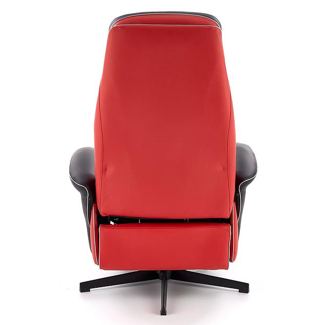 Fotel Camaro czarno-czerwony