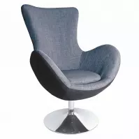 Fotel Butterfly popielaty