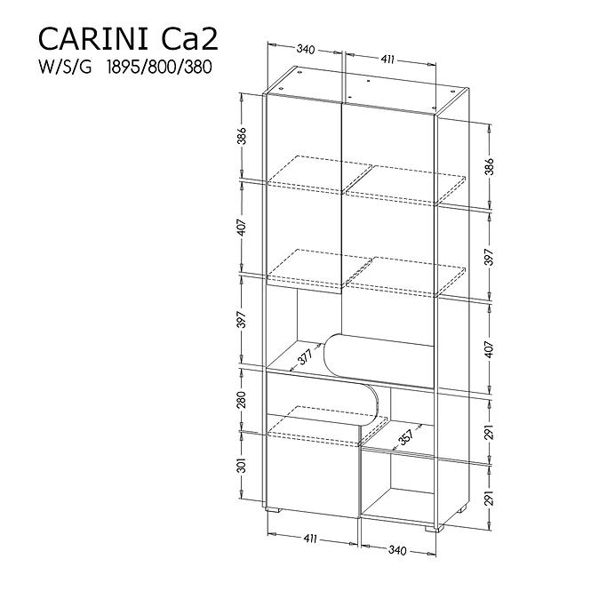 Regał 3d Carini Ca2