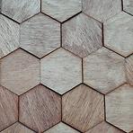 Panel dekoracyjny Hexagon mahoń 18 cm