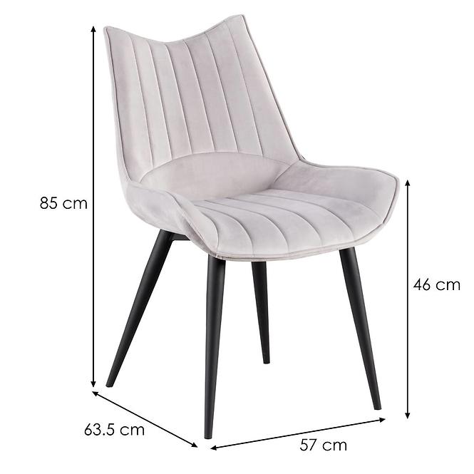 Krzesło Trogir Grey