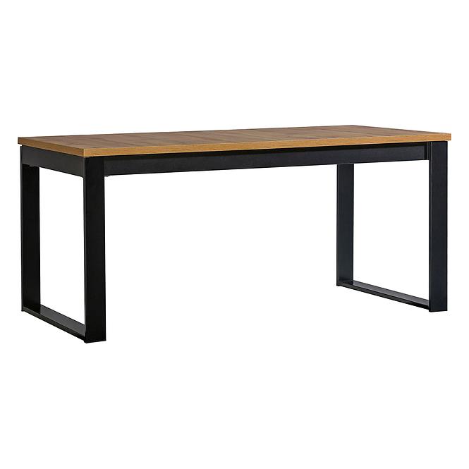 Stół rozkładany Lamelo  La14 160/240x90cm Dąb Wotan/Czarny Mat