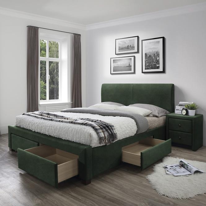 Łóżko Modena 3 160 zielony