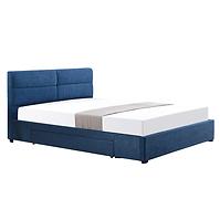 Łóżko Merida 160 niebieski/czarny