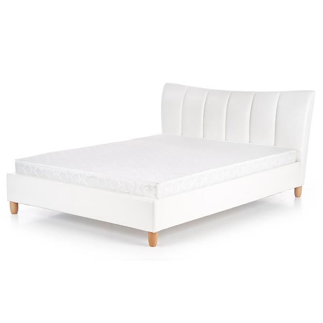 Łóżko Sandy 160 biały/buk