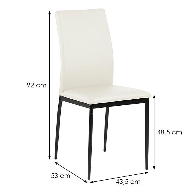 Krzesło Białe Anima 4szt