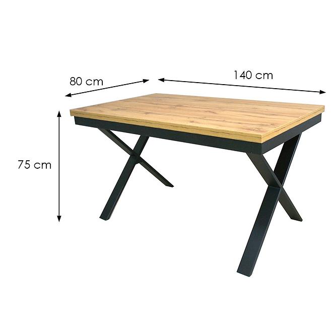 Stół rozkładany St-978 140/220x80cm dąb wotan