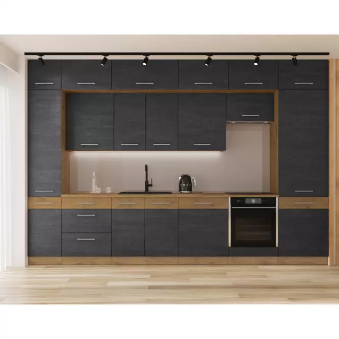 Szafka kuchenna Vigo dark 60 GU-72 2F,3