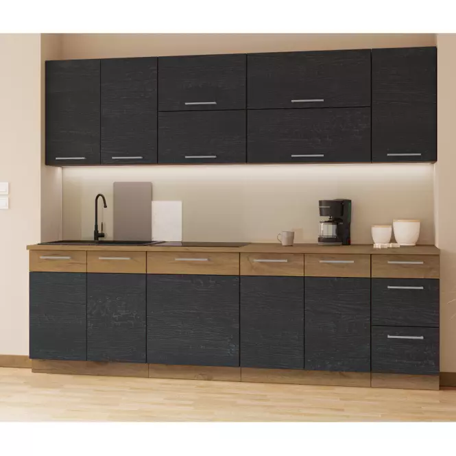 Szafka kuchenna Vigo dark 60 GU-72 2F,4