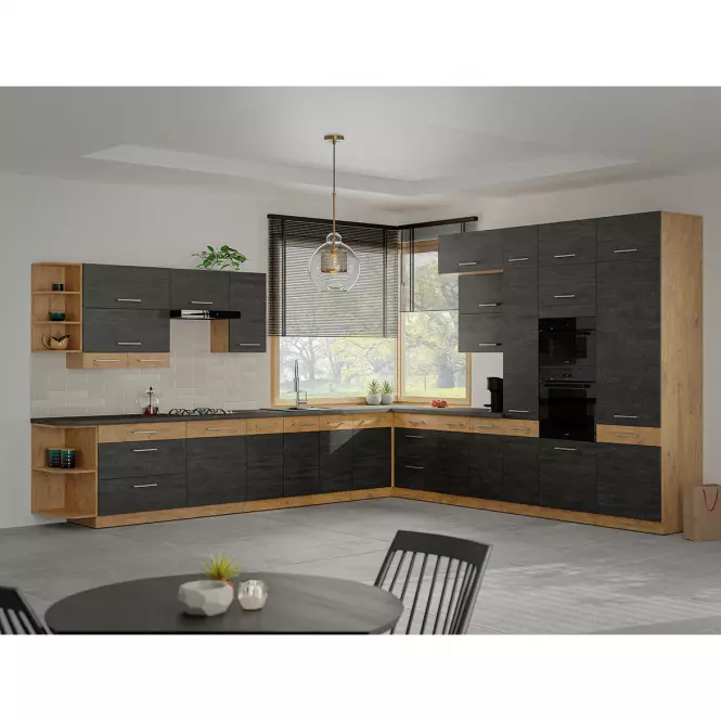 Szafka kuchenna Vigo dark 60 GU-72 2F,5