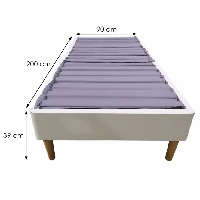 Łóżko Modal Lux 90x200 white,4