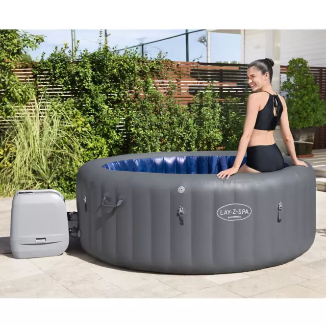 Basen z hydromasażem SPA 2,16x0,8 m Santorini 60075,5
