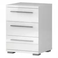 Szafka nocna PIANO NS3/PN-70/KA/70 crystal white