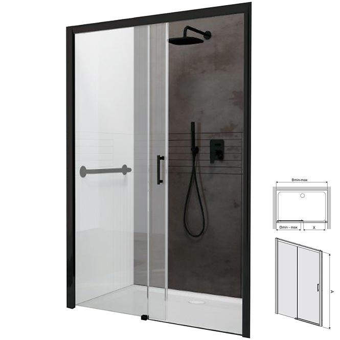 Drzwi prysznicowe D2L/Freezone-110-S CYW0