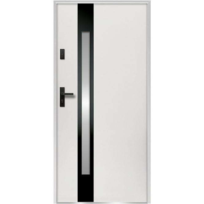 Drzwi zewnętrzne Temida S68 90P białe
