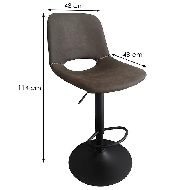 Krzesło Barowe Darren Lr-8001 C.Brąz
