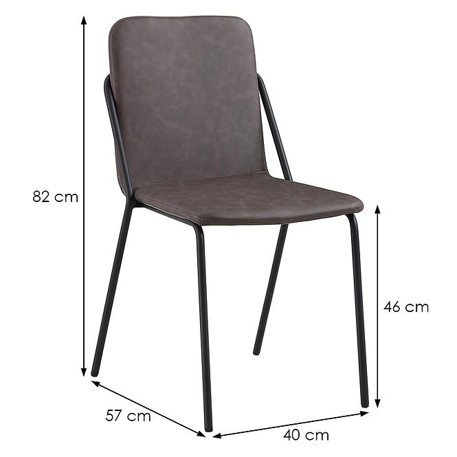Krzesło Trent Dc9052 C.Brąz