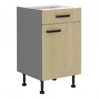 Szafka kuchenna SCANDI jodełka/antracyt 50d 1f 1s bb