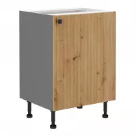 Szafka kuchenna AVA dąb artisan/antracyt 60d 1f bb