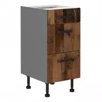 Szafka kuchenna TESSA oldstyle/antracyt 40d 3s bb