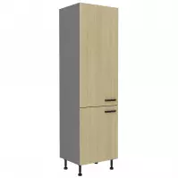 Szafka kuchenna SCANDI jodełka/antracyt 60dk-215 2f