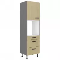 Szafka kuchenna SCANDI jodełka/antracyt 60dps-215 1f 3s