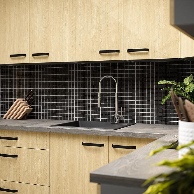 Szafka kuchenna SCANDI jodełka/antracyt 60dps-215 1f 3s