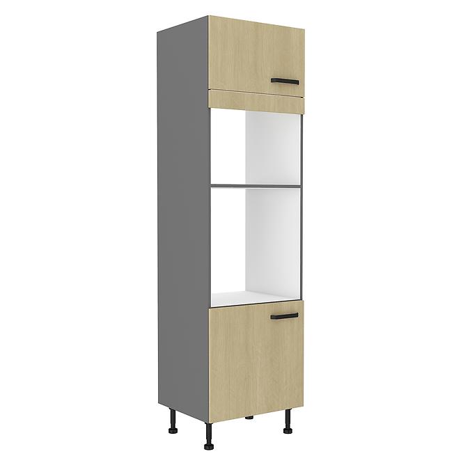 Szafka kuchenna SCANDI jodełka/antracyt 60dpm-215 2f