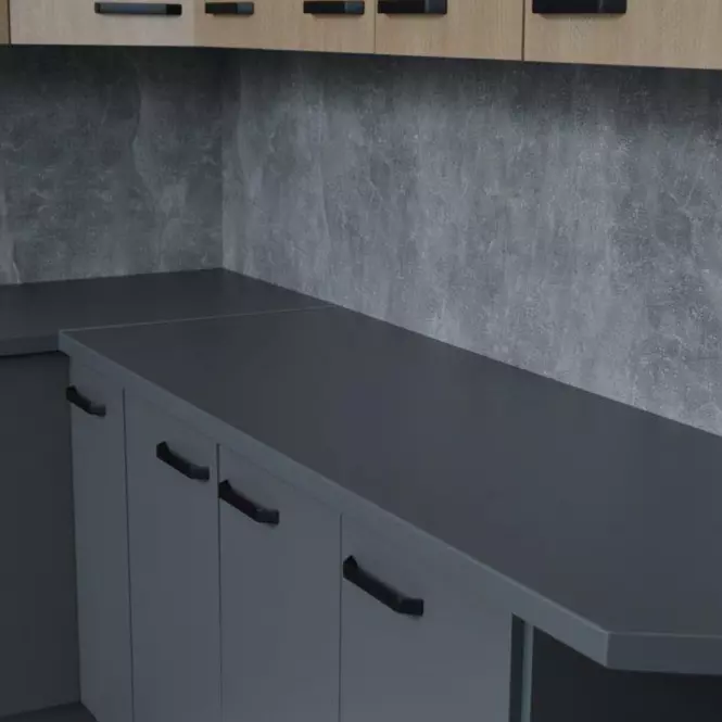 Szafka kuchenna NESSA antracyt 60dps-215 1f 3s