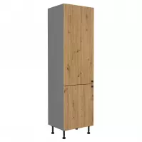 Szafka kuchenna AVA dąb artisan/antracyt 60dk-215 2f